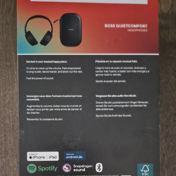 Bose QuietComfort Headphones - Black - Picture 2 of 2